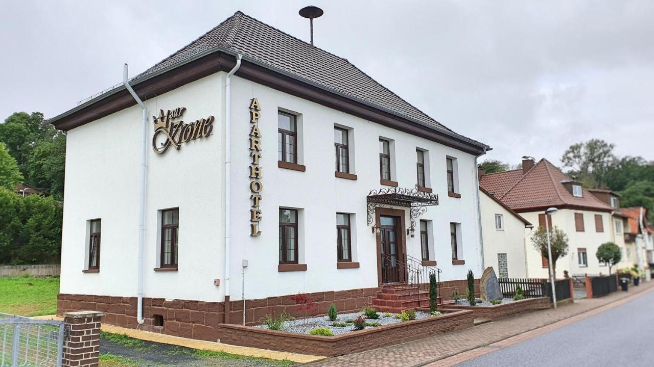Zur Krone Aparthotel Widdershausen 外观 照片